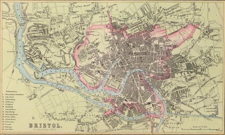 Karte Bristol